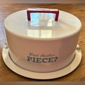 Cake Boss Metal Locking Cake Carrier “Want Another Piece?”, Retired